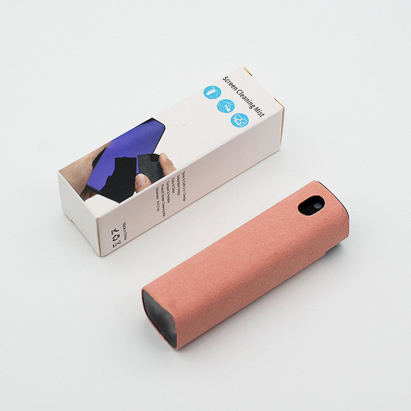 All-in-One Portable Screen Cleaner with Spray & Wipe