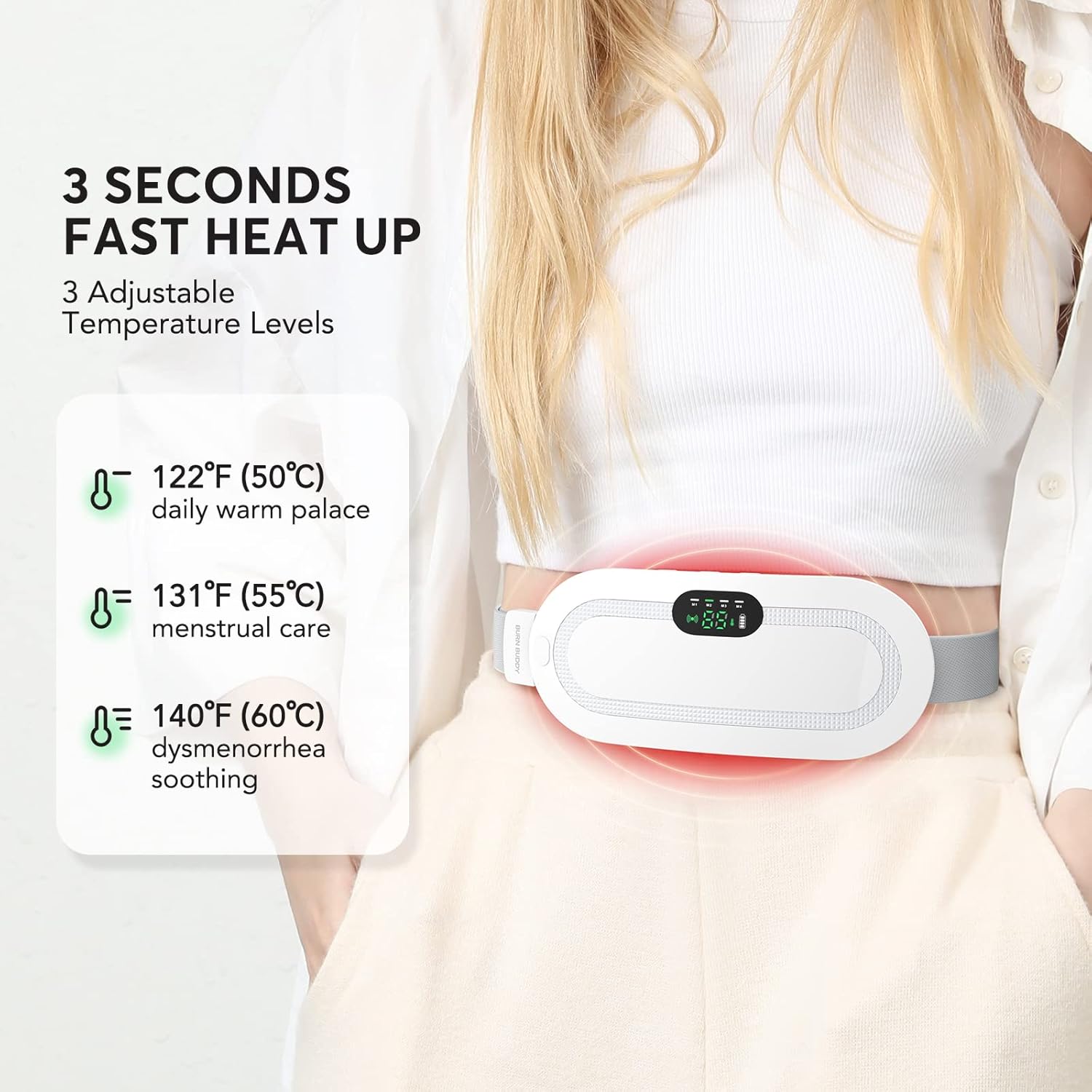 Cordless Heating & Massage Belt