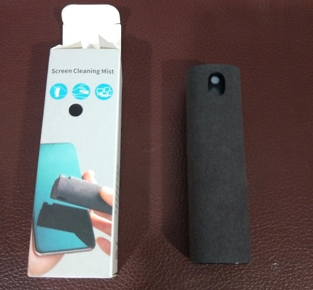 All-in-One Portable Screen Cleaner with Spray & Wipe