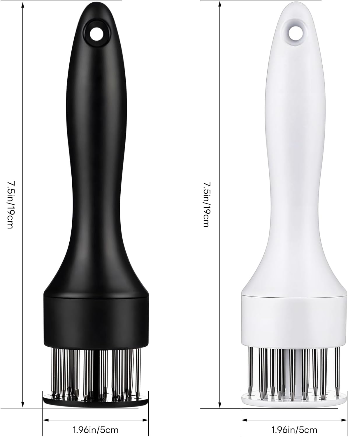 Stainless Steel Meat Tenderizer Needle Tool – 21-Blade