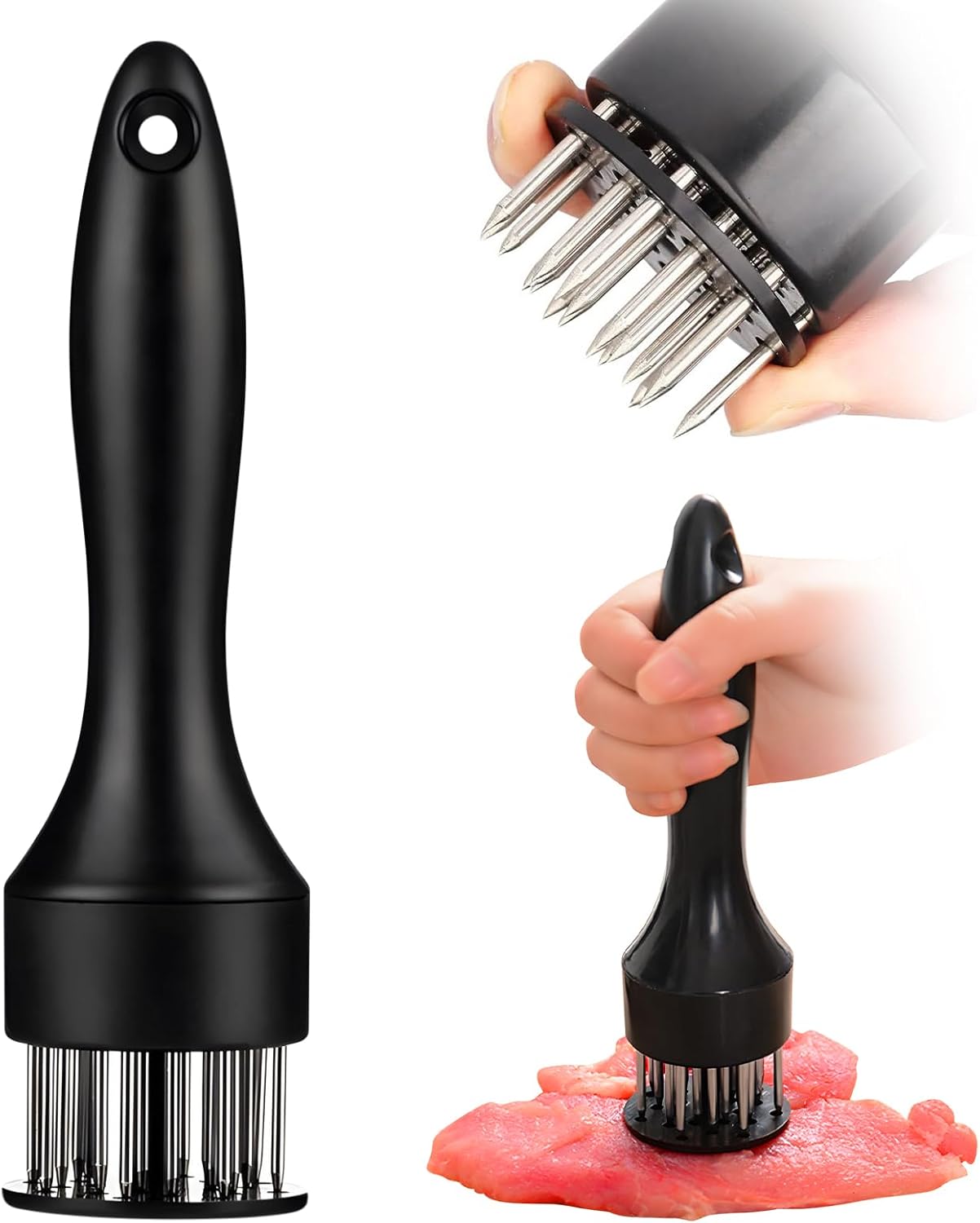 Stainless Steel Meat Tenderizer Needle Tool – 21-Blade