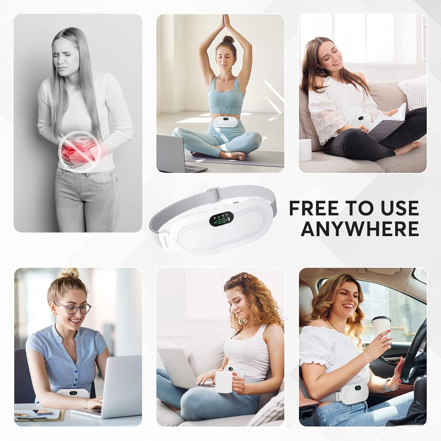 Cordless Heating & Massage Belt