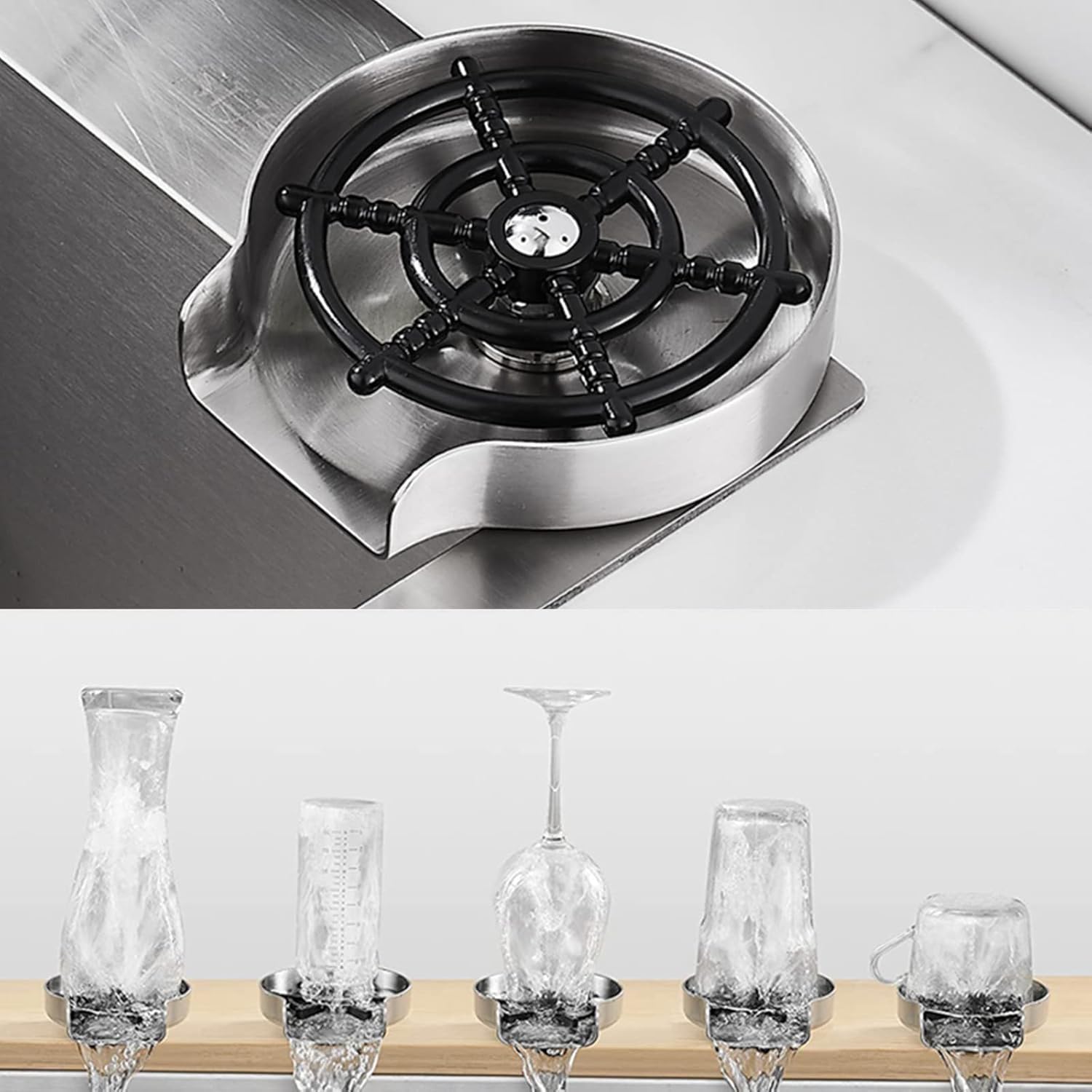 CupJet™ High-Pressure Glass Rinser