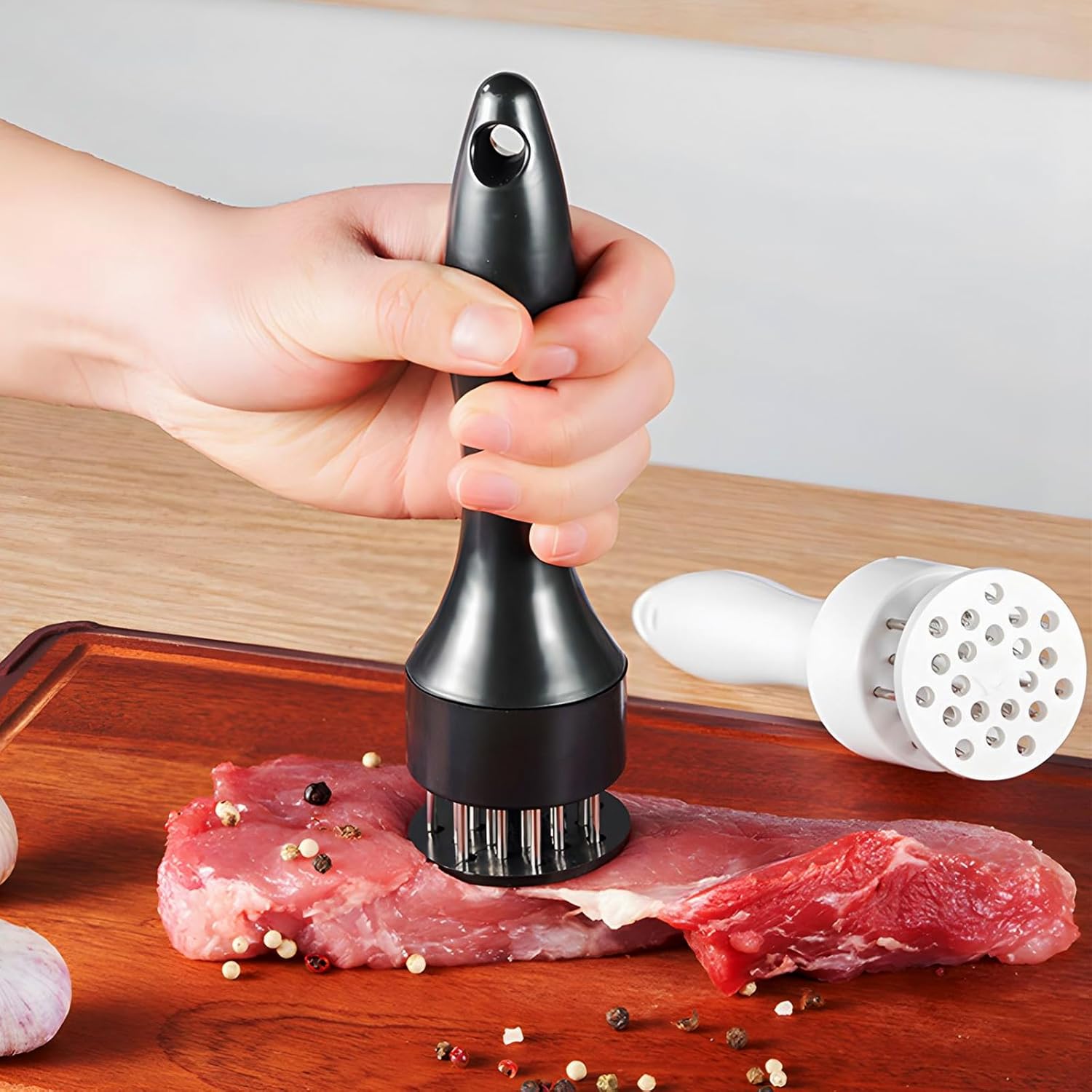Stainless Steel Meat Tenderizer Needle Tool – 21-Blade