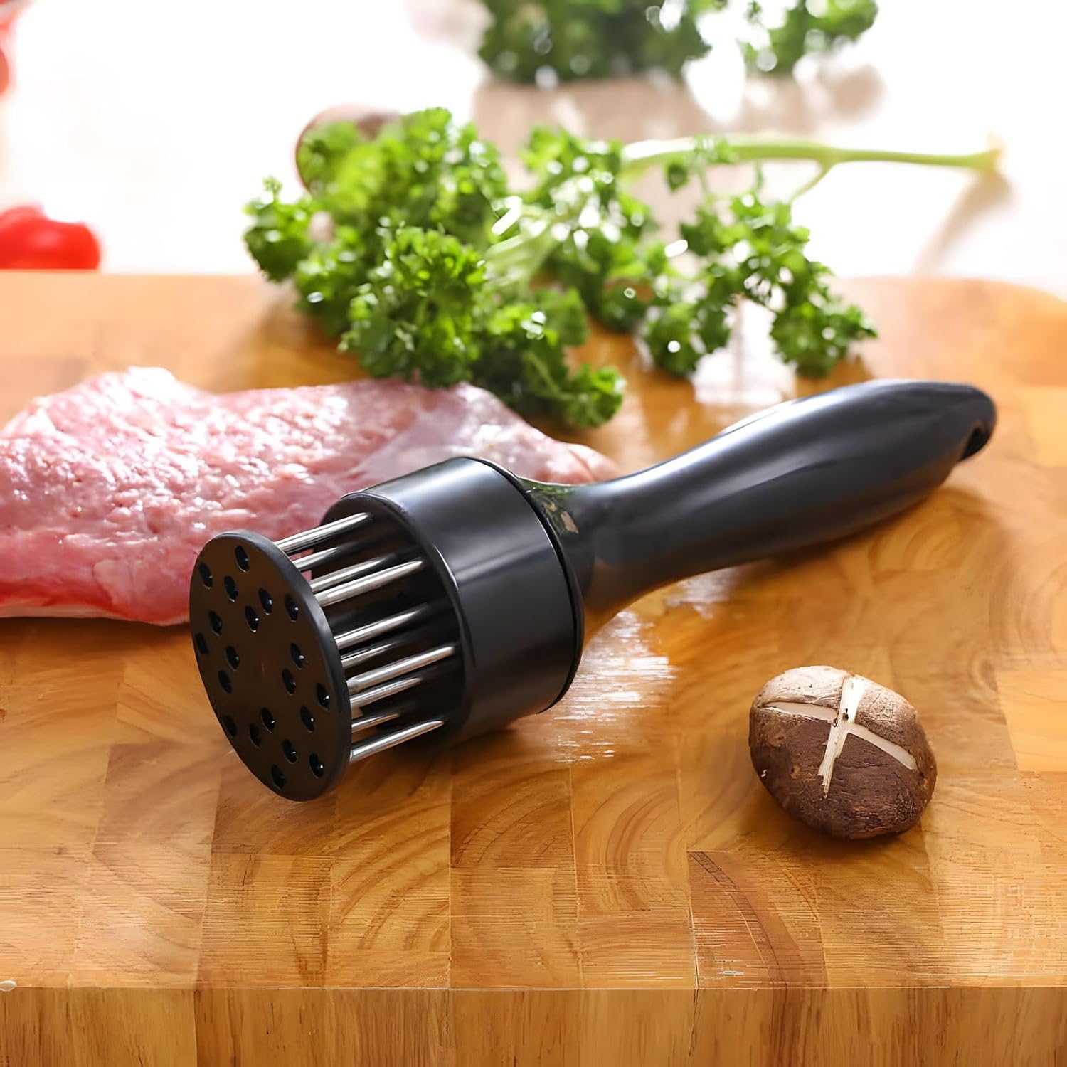 Stainless Steel Meat Tenderizer Needle Tool – 21-Blade