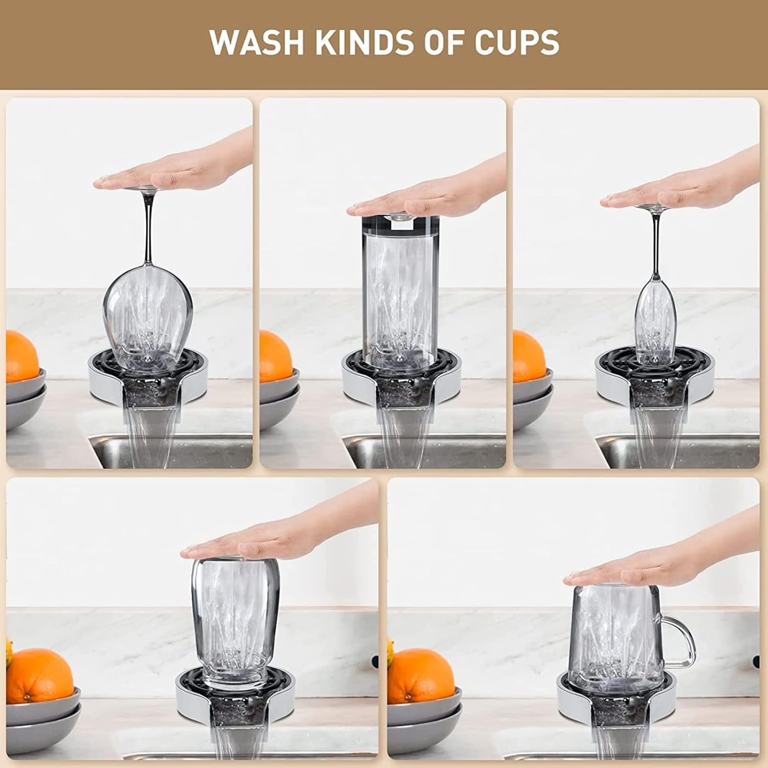 CupJet™ High-Pressure Glass Rinser