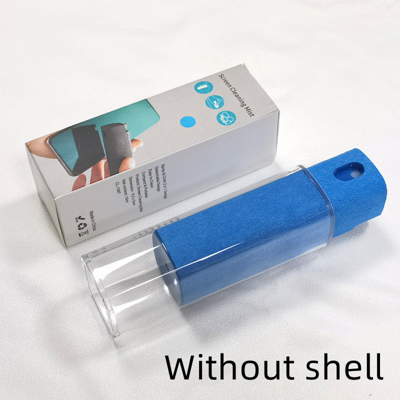 All-in-One Portable Screen Cleaner with Spray & Wipe