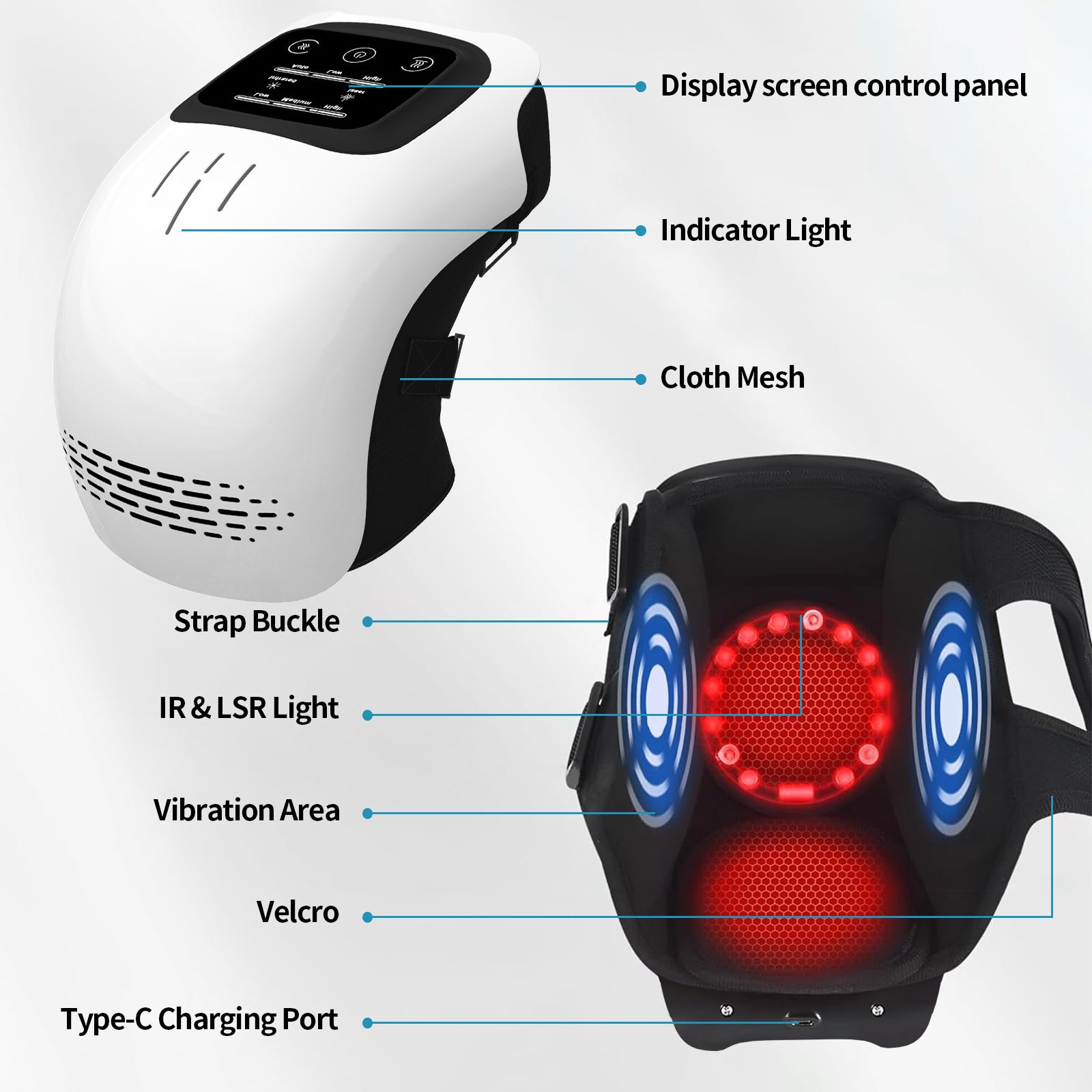 Smart Heated Knee Massager