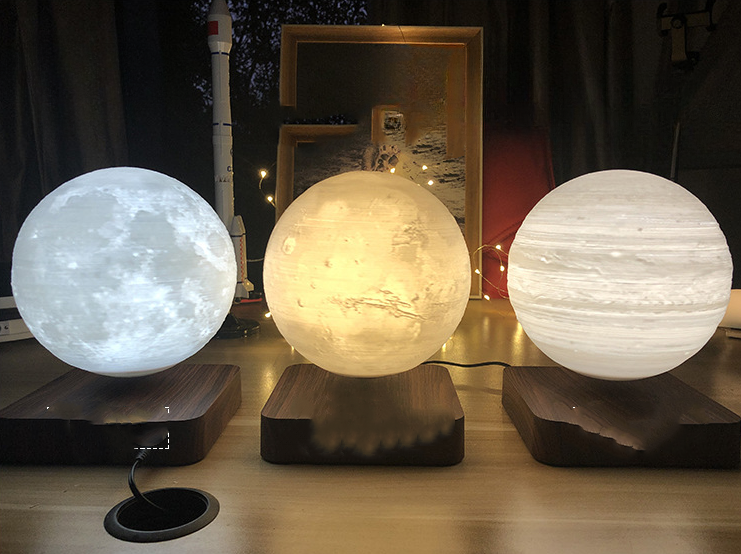 Levitating 3D Moon Lamp