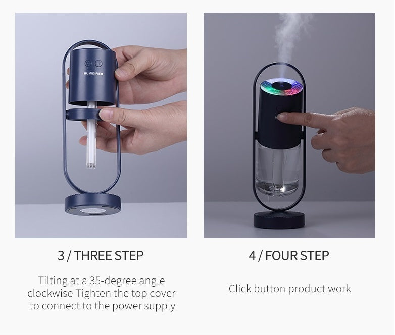 MistAura™ Night Light Humidifier – Relaxation & Hydration in One