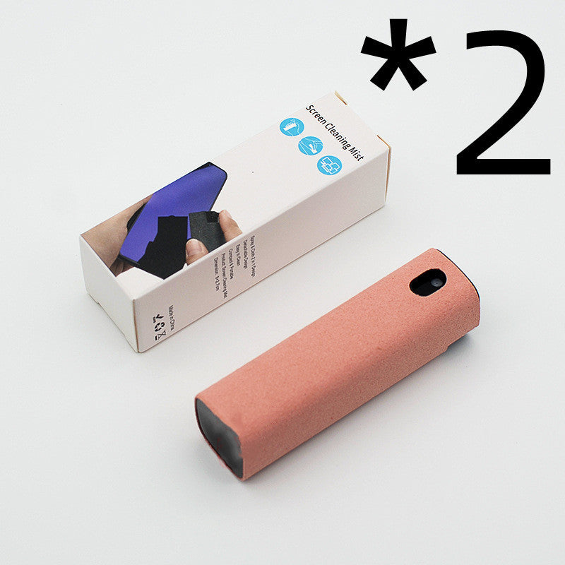 All-in-One Portable Screen Cleaner with Spray & Wipe