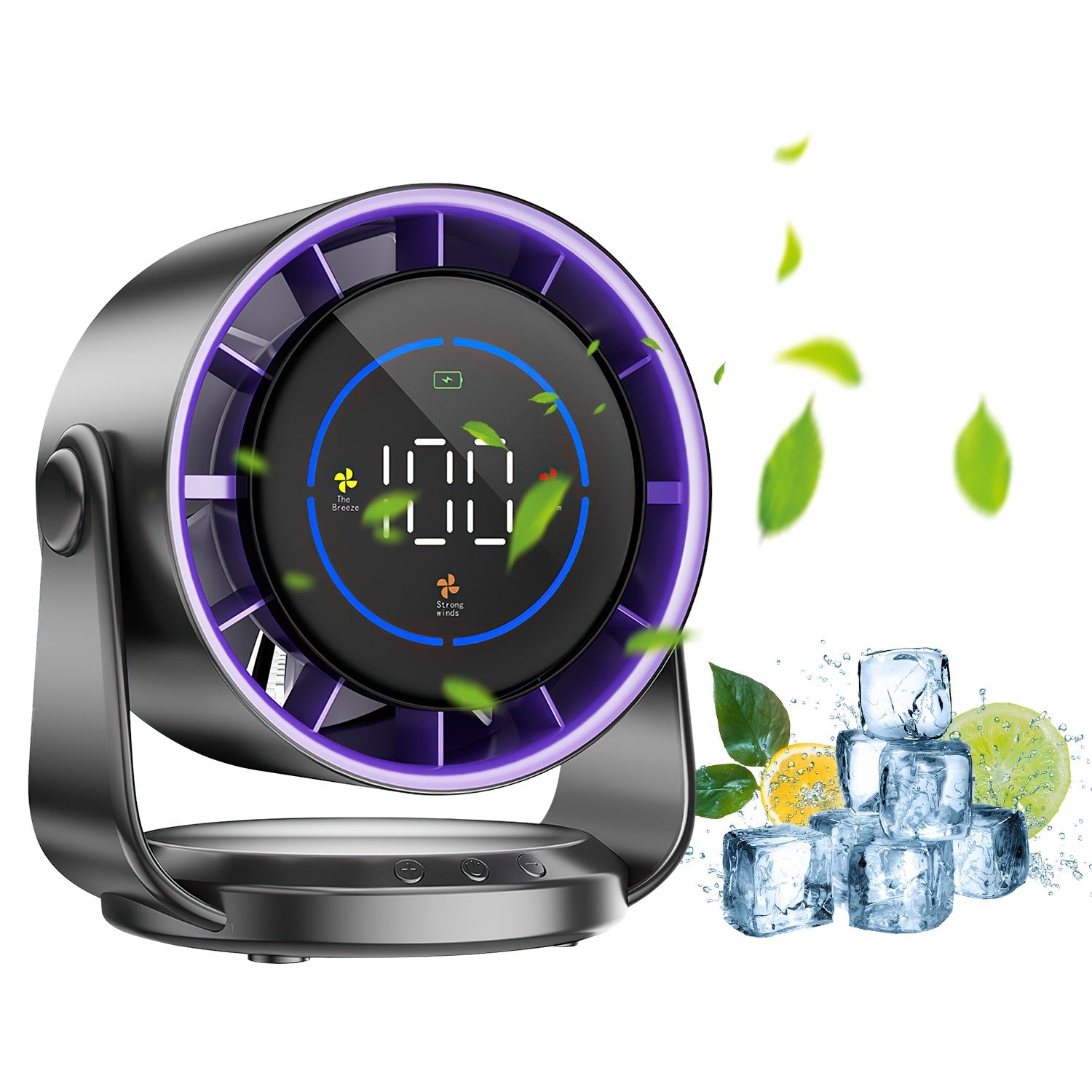 Rechargeable Mini Desk & Wall Fan